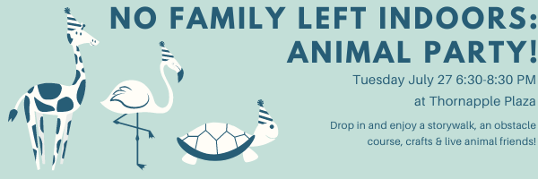Animal Party at Thornapple Plaza! Animal Party at Thornapple Plaza!