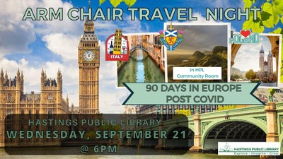 Armchair Travel - Europe in 90 Days Post Pandemic