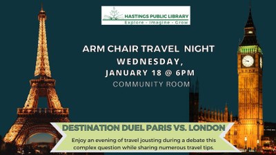 Armchair Travel - Paris vs. London