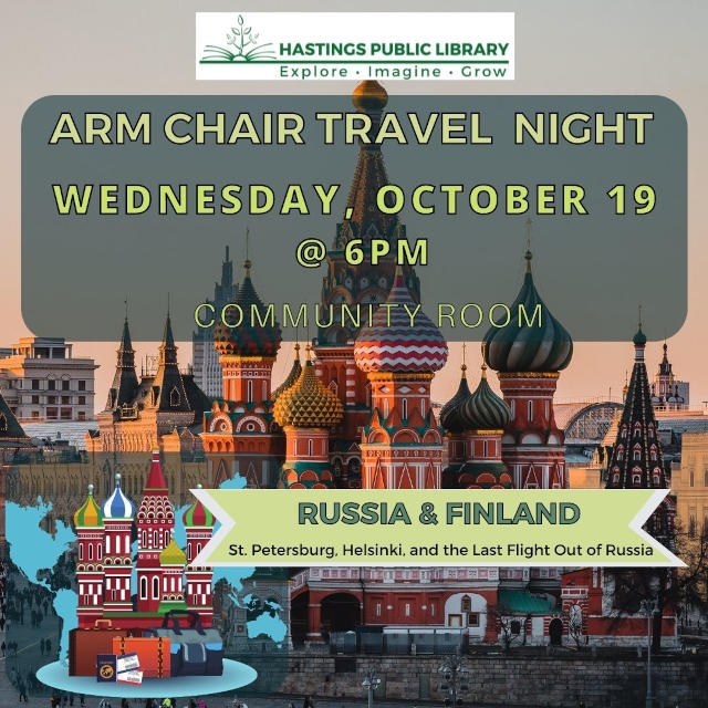 Armchair Travel - Russia and Finland