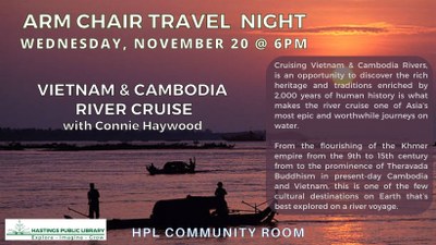 Armchair Travel - Vietnam & Cambodia River Cruise