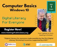 Computer Basics (Windows 10) - Digital Literacy Class