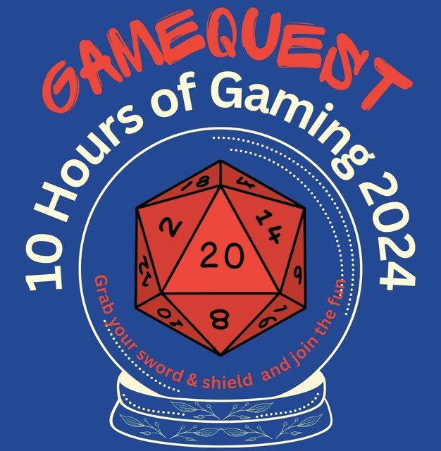 GameQuest 10 Hours of Gaming — Hastings Public Library