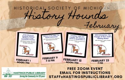 History Hounds - 12pm Lectures, February