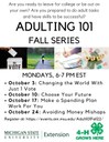 Adulting 101 Fall Classes