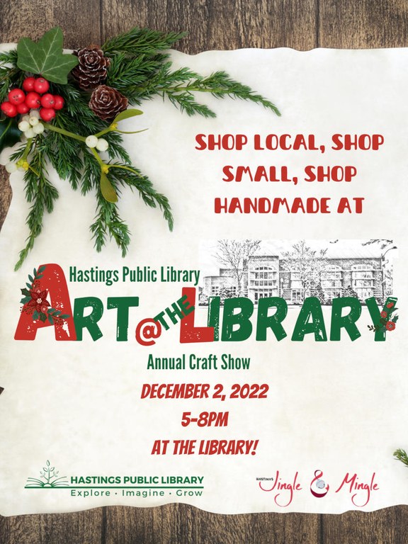 Art @ the Library Flyer 2022