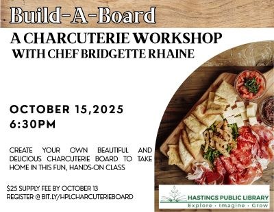 Charcuterie Workshop 10/15/2025 6:30pm