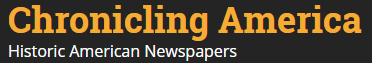 Free digitized local, historical newspapers housed by the library of Congress