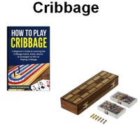 Library of Things Cribbage board, pegs and cards