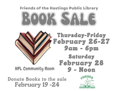 Used Book Sale Feb. 26-28 9 am - 6 pm