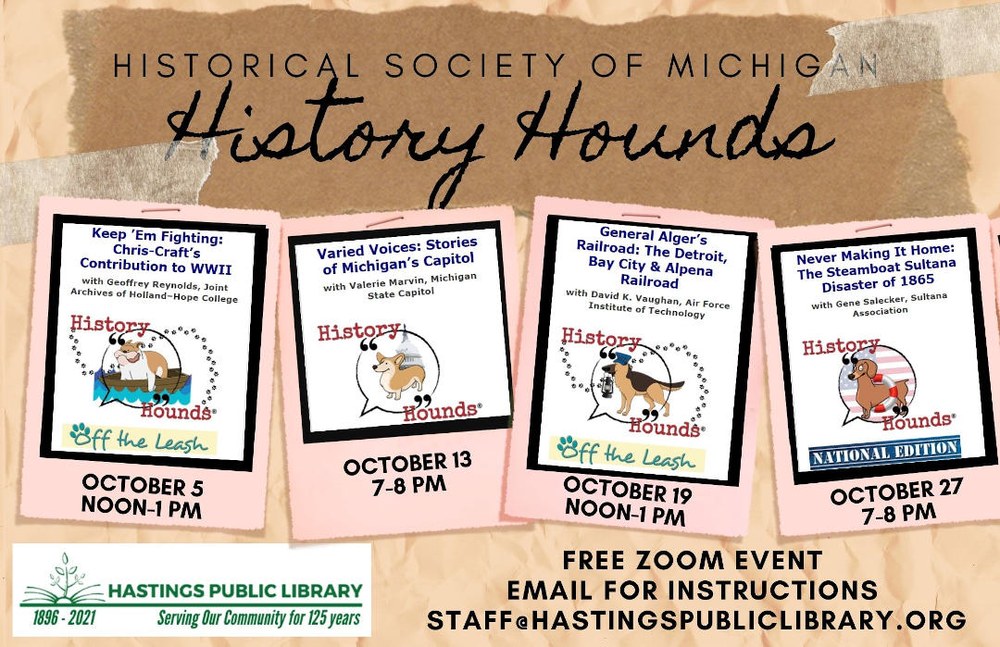 History Hounds October2022 Schedule