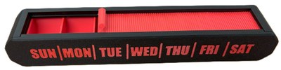 3D Printed Daily Pill Box