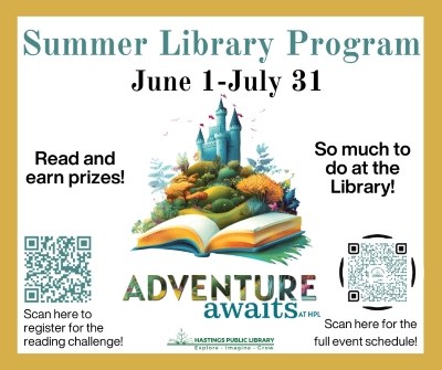 HPL's Summer Library Program begins June 1st!